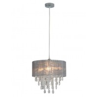 Lexi Lighting-Delia Chandelier – Grey / White